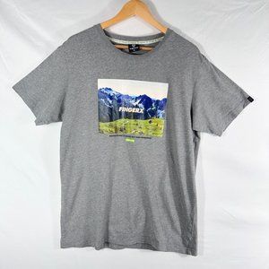Fingercroxx Men's Oregon Hiking Bigfoot T-shirt Sz XL Gray